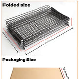 Load image into Gallery viewer, Collapsible Cooling Rack, Metal Wire Baking Tray, Stackable Drying Rack with Adjustable Four-Position Design, Suitable for Grilling While Camping, Ideal for Baking And Cooling And Cakes