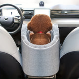 Load image into Gallery viewer, PETFANGFANG Cozy Pet Car Seat - Portable Dog &amp; Cat Travel Bag with Secure Buckle Closure, Polyester Material for Small to Medium Pets