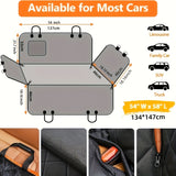 Load image into Gallery viewer, [Heavy-Duty Dog Seat Cover] 600D Heavy-Duty Dog Seat Cover Compatible for Car, Truck, SUV Rear Seats - Sliding Pad Pet Hammock with Scratch-Resistant Protection, Soft Durable Polyester Suitable for Vehicles, for Car Models