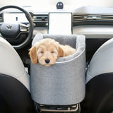 Load image into Gallery viewer, PETFANGFANG Cozy Pet Car Seat - Portable Dog &amp; Cat Travel Bag with Secure Buckle Closure, Polyester Material for Small to Medium Pets