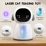 Load image into Gallery viewer, Rechargeable Interactive Cat Toy with Dual Laser Modes and Motion-Activated Fun for Bored Indoor Adult Cats