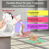Load image into Gallery viewer, USB Rechargeable Interactive Laser Pointer - Automatic Cat Toys for Indoor Cats/Kittens/Dogs - 3 Sport Modes, Hang or Place, Holiday Gifts, Christmas Gifts