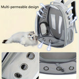 Load image into Gallery viewer, Pet Bag Cat Bag New Double Shoulder Space Capsule Portable Backpack Cat Bag