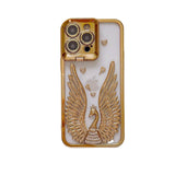 Load image into Gallery viewer, Luxury 3D Peacock Wings Rhinestone Phone Case