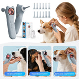 Load image into Gallery viewer, [1080P] 4-In-1 Pet Camera, Smart Detector For Pet Home Use, 1080P HD Ear Camera, See Inside Clearly With 4X Zoom, 12 Extra Inspection Heads Suitable For Checking For Dogs &amp; Cats Ears, Nose, Hair &amp; Mouth, USB Charging, Dog Stuff
