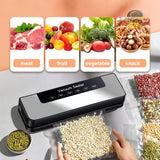 Load image into Gallery viewer, Electric Automatic Vacuum Sealer with 55pcs Pouches, Dry/Wet Dual Mode, Compact Machine, Easy to Disassemble And Clean, Keeping Meat, Vegetables, Fruits, Grains Fresh, Without Battery