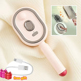 Load image into Gallery viewer, Spray Massage Comb Cat Comb Rechargeable Hair Brush Smooth Shiny Anti-Tangle Essential Oil Misting Hair Brush Reduce Frizz