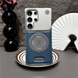 Load image into Gallery viewer, 360 Rotating Bracket Hard PC Phone Case For Magsafe Samsung S26 S25 S24 S23 S22 Ultra Plus Magnetic Stand Holder Frameless Cover
