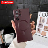 Load image into Gallery viewer, Luxury For Magsafe Magnetic Soft TPU Case Shelluxe For Samsung Galaxy S26 S25 EDGE S24 S23 S22 Ultra S21 Plus S20 FE Phone Cover