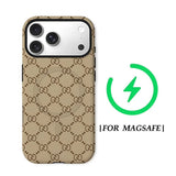 Load image into Gallery viewer, GG Monogram For Magnetic Phone Case for IPhone 17 16 15 14 13 Pro Max Plus Single Double-layer tough Case
