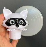 Load image into Gallery viewer, Cute Raccoon Toilet Paper Holder Playful Bathroom Decor With Trash Can Lid Cover Unique Gift Idea Funny Home Accessory