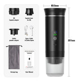 Load image into Gallery viewer, Wireless Electric Portable Espresso Coffee Machine for Car &amp; Home Camping Coffee Maker 3-in-1 Capsule Powder Travel Coffee Maker