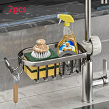 Load image into Gallery viewer, Bathroom Faucet Storage Rack Shower Soap Holder Bathroom Organization Shower Shelves Bathroom Accessories