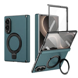Load image into Gallery viewer, Case for Samsung Galaxy Z Fold 8 Ultra Fold 8 7 6 5 4 Magnetic Hinge Protection with Screen Protector Rotate Ring Holder Cover