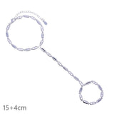Load image into Gallery viewer, High Quality Geometric 5A CZ Tennis Chain Luxury Long Y Lariat Necklace For Women Fashion Rectangle Charm Choker Jewelry 2026
