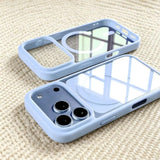 Load image into Gallery viewer, Fashion for Magsafe Wireless Charge Phone Case for IPhone 17 Air 16 15 14 Plus 13 12 Pro Max Transparent Acrylic Back Cover