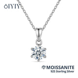 Load image into Gallery viewer, OIYIY 1-3ct Moissanite Necklace 925 Sterling Silver VVS1 GRA Certified Lab Grown Diamond Pendant Luxury Fine Jewelry Gift