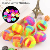 Load image into Gallery viewer, Glowing Ball Dog Toy Led Puppy Bouncy Chew Dog Ball Molar Toy Pet Color Light Ball Interactive Toys for Cats Small Dogs