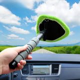 Load image into Gallery viewer, Telescopic Microfiber Windshield Scraper Cleaner Brush Car Windscreen Rain Snow Fog Mist Eliminator for Auto Care