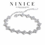 Load image into Gallery viewer, NiNice 316L Stainless Steel Bracelet Cubic Zirconia Exquisite Temperament Popular Fashion Simple Selection Jewelry Wholesale