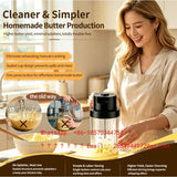 Load image into Gallery viewer, Manual &amp; Electric Dual Use Butter Churn Machine Cream Mixer for Bakery Homemade Butter Making