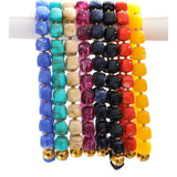 Load image into Gallery viewer, Yhpup Hot Style Handmade Jewelry Acrylic Resin Beads Chain Necklace Bracelet Stainless Steel Spring Summer Statement Accessories