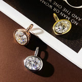 Load image into Gallery viewer, 2/3/4CT Oval Cut D-Color VVS1 Solitaire Moissanite Pendant Necklace 1.5mm Solid Choker S925 Sterling Silver GRA Certified Pass Diamond Tester Luxury Fine Jewelry Wedding Party Anniversary Daily Gift For Women