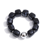 Load image into Gallery viewer, Yhpup Hot Style Handmade Jewelry Acrylic Resin Beads Chain Necklace Bracelet Stainless Steel Spring Summer Statement Accessories