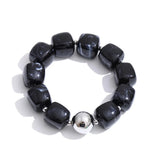 Load image into Gallery viewer, Yhpup Hot Style Handmade Jewelry Acrylic Resin Beads Chain Necklace Bracelet Stainless Steel Spring Summer Statement Accessories