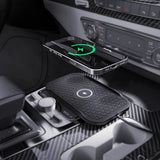 Load image into Gallery viewer, Bonola Silicone Car Wireless Charger Non-Slip Pad for iPhone 17/16/15/14/13 Series Induction Fast Wireless Charging for Samsung