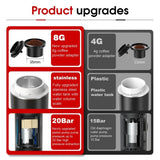 Load image into Gallery viewer, Wireless Electric Portable Espresso Coffee Machine for Car &amp; Home Camping Coffee Maker 3-in-1 Capsule Powder Travel Coffee Maker