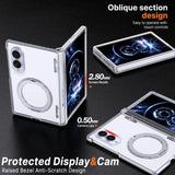 Load image into Gallery viewer, For Samsung Galaxy Z Fold 7 zFold 8 Wide 8Ultra Slim Skin Feel Magnetic Foldable Phone Case 360° Rotating Ring Stand Hinge Cover