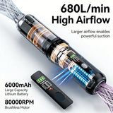 Load image into Gallery viewer, 17000PA Car Vacuum Cleaner with Brushless Motor Handheld Vacuum Portable Cordless Compressed Air Duster for Car Home Office Pet