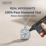 Load image into Gallery viewer, OIYIY Moissanite Necklace for Women 925 Sterling Silver D VVS1 GRA Certified Lab Grown Diamond Pendant Luxury Fine Jewelry Gift