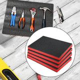 Load image into Gallery viewer, Cuttable Foam Tool Box Foam Inserts Black Red Multi-purpose Packing EPE Foam Pads Toolbox Organizer