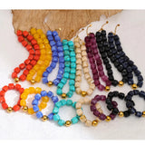 Load image into Gallery viewer, Yhpup Hot Style Handmade Jewelry Acrylic Resin Beads Chain Necklace Bracelet Stainless Steel Spring Summer Statement Accessories