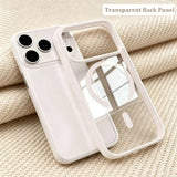 Load image into Gallery viewer, Fashion for Magsafe Wireless Charge Phone Case for IPhone 17 Air 16 15 14 Plus 13 12 Pro Max Transparent Acrylic Back Cover