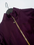 Load image into Gallery viewer, Gold zipper jacket and yoga pants set, sportswear, quick-dry and breathable, slimming and lightweight, tight-fitting