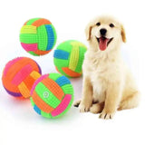 Load image into Gallery viewer, Glowing Ball Dog Toy Led Puppy Bouncy Chew Dog Ball Molar Toy Pet Color Light Ball Interactive Toys for Cats Small Dogs