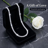 Load image into Gallery viewer, New D VVS1 925 Sterling Silver Moissanite Tennis Necklace Original with GRA Bracelets for Women Man Sparkling Party Jewelry