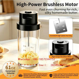 Load image into Gallery viewer, Manual &amp; Electric Dual Use Butter Churn Machine Cream Mixer for Bakery Homemade Butter Making