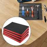 Load image into Gallery viewer, Cuttable Foam Tool Box Foam Inserts Black Red Multi-purpose Packing EPE Foam Pads Toolbox Organizer