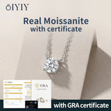 Load image into Gallery viewer, OIYIY 1-3ct Moissanite Necklace 925 Sterling Silver D VVS1 GRA Certified Lab Grown Diamond Luxury Fine Jewelry Wedding Gift