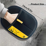 Load image into Gallery viewer, Pet Hair Remover Gloves Electrostatic for Cats Dogs, Reusable Washable Grooming Glove with 2-in-1 Lint Roller Brush - Safe Non-T