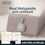 Load image into Gallery viewer, OIYIY Moissanite Necklace for Women 925 Sterling Silver D VVS1 GRA Certified Lab Grown Diamond Pendant Luxury Fine Jewelry Gift