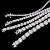 Load image into Gallery viewer, Junsun 3mm to 6.5mm D Color VVS1 Moissanite Tennis Bracelet for Women Men S925 Sterling Silver Fine Jewelry for Wife Husband