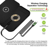 Load image into Gallery viewer, Bonola Silicone Car Wireless Charger Non-Slip Pad for iPhone 17/16/15/14/13 Series Induction Fast Wireless Charging for Samsung