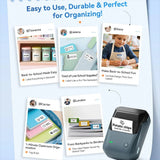 Load image into Gallery viewer, NIIMBOT B1 Portable Thermal Printer With Tapes 2 Inch Adhesive Label Printer Mini Bluetooth Sticker Maker Support Smartphones PC