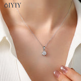 Load image into Gallery viewer, OIYIY 1-3ct Moissanite Necklace 925 Sterling Silver VVS1 GRA Certified Lab Grown Diamond Pendant Luxury Fine Jewelry Gift