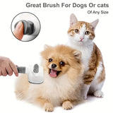 Load image into Gallery viewer, 2-in-1 Pet Grooming Brush - Massaging Deshedder with Easy Cleanup